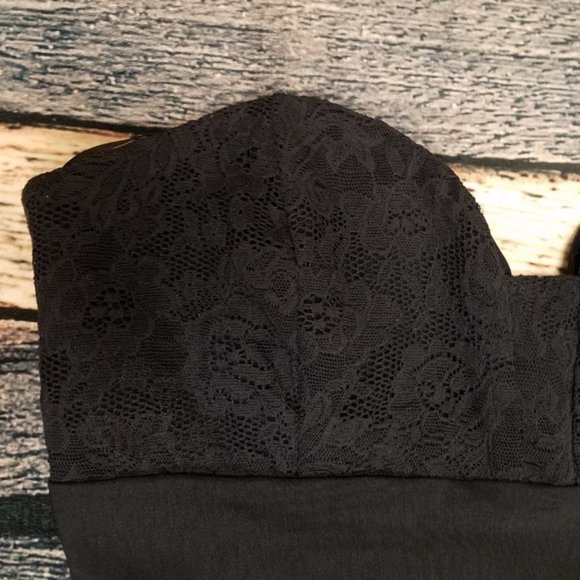 LF Paper Heart Navy Pencil Dress - Picture 3 of 7